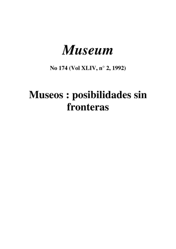 Museos: posibilidades sin fronteras